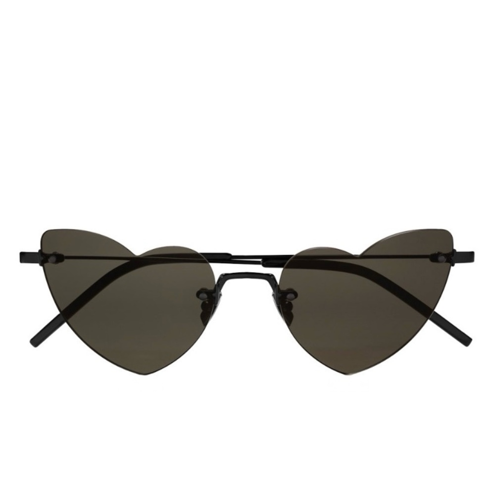 Saint Laurent SL 254 LouLou rimless heart sunglasses